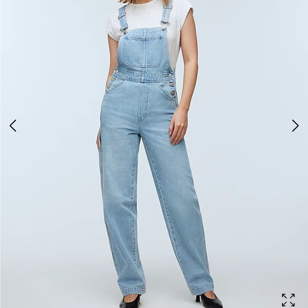 Madewell Denim Oversized Carpenter Overalls